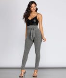Tweed High Waist Trousers