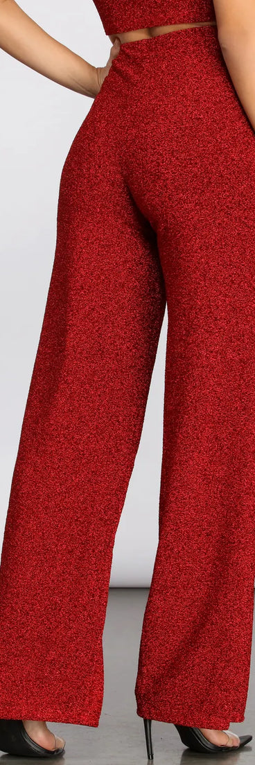 Fiery Fashionista Wide Leg Pants