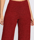 Fiery Fashionista Wide Leg Pants