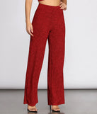 Fiery Fashionista Wide Leg Pants