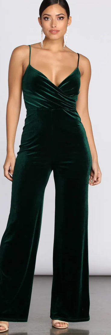 Irresistable In Velvet Jumpsuit
