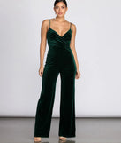 Irresistable In Velvet Jumpsuit