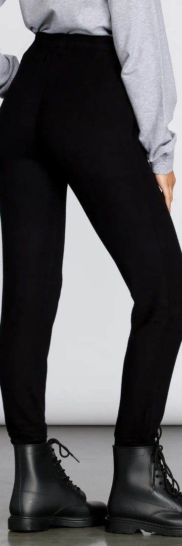 Cozy And Chill Knit Joggers