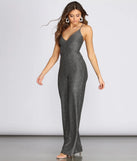 Glam It Up Glitter Knit Jumpsuit