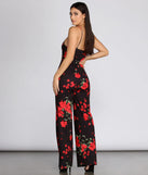 Floral Feeling V Wire Jumpsuit