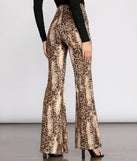 Snake Up Your Style Flare Pants