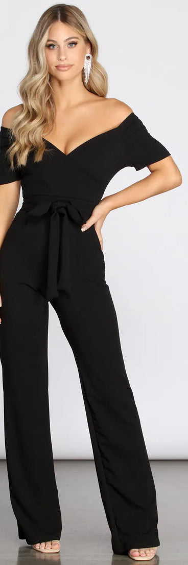 Classic Vibe V Neck Jumpsuit