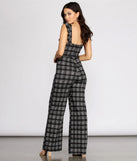 Time To Play Ruffle Plaid Jumpsuit