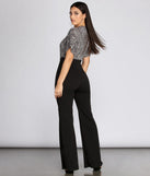 Spotted Leopard Top Jumpsuit
