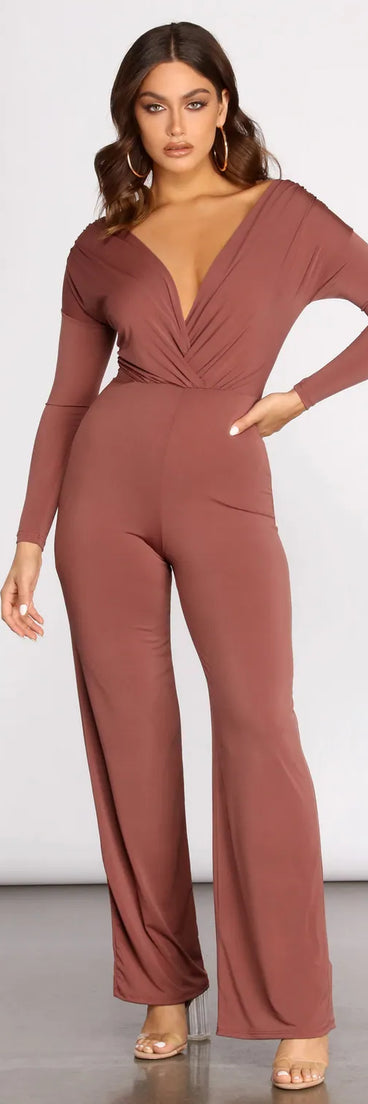 For A Good Time Long Sleeve Jumpsuit