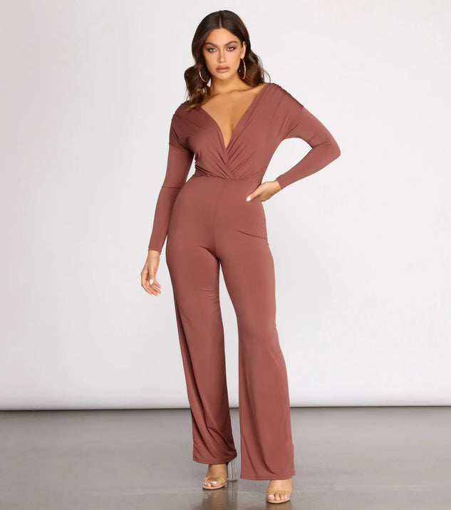 For A Good Time Long Sleeve Jumpsuit