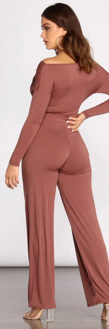 For A Good Time Long Sleeve Jumpsuit