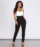 Classy Chic Twist Front Catsuit
