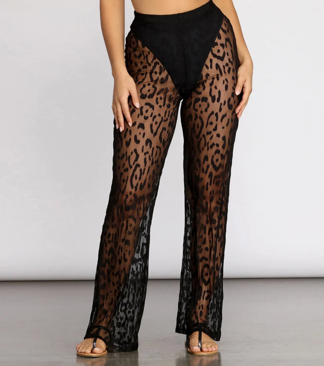 [SETUP-EXE] LEOPARD LACE PANTS ★韓国人気 SET UP EXE] LEOPARD LACE PANTS (SETUP-EXE/パンツ) 109906491