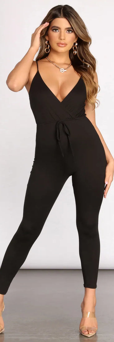 She's That It Girl Knit Catsuit