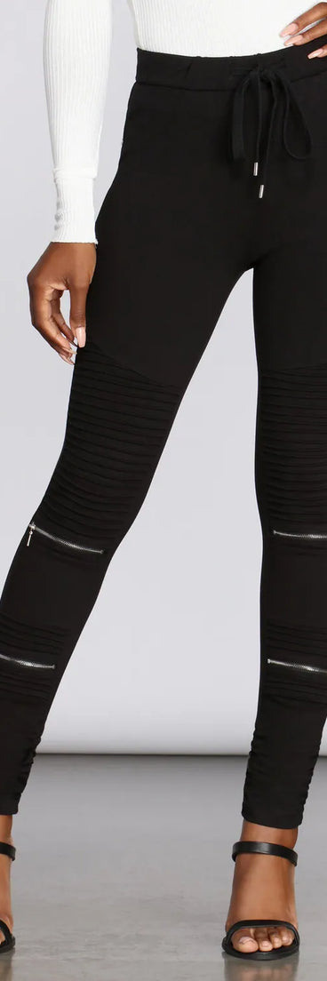 More to Moto Skinny Joggers