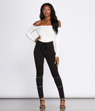 More to Moto Skinny Joggers