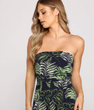 Vacay Goddess Strapless Jumpsuit