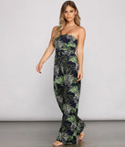 Vacay Goddess Strapless Jumpsuit