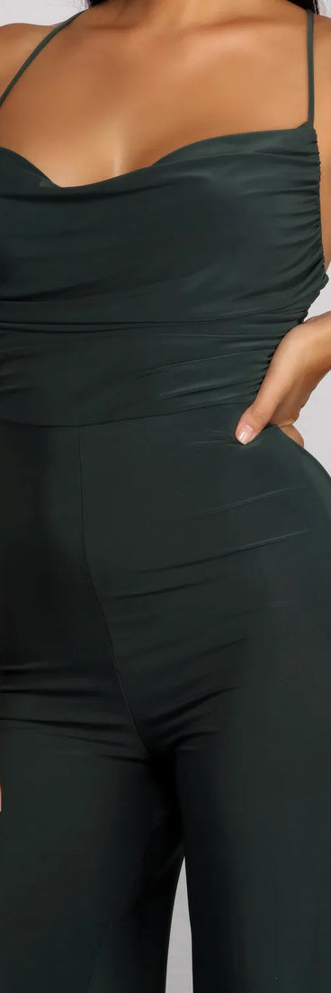 Ready For My Closeup Spaghetti Strap Jumpsuit