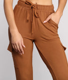 Essential High Waist Cargo Joggers