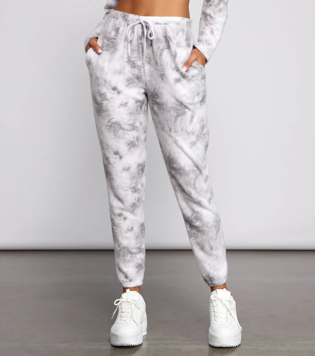 Major Cozy Vibes Tie Dye Joggers