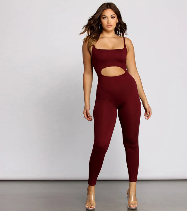 Taking Knit To The Next Level Sleeveless Catsuit