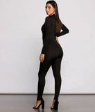 Sultry Skeleton Babe Knit Catsuit