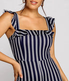 Nautical Babe Striped Jumpsuit