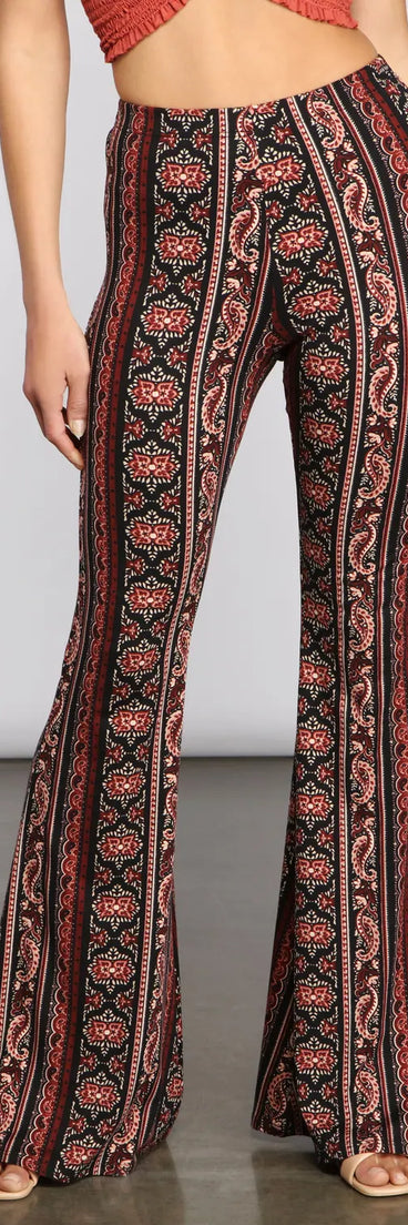 Dreamy Stunner Boho Flare Pants