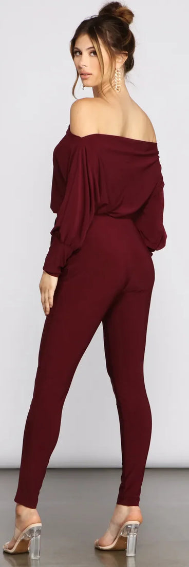 Classically Chic Boat Neck Catsuit