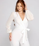Perfectly Posh Tie-Waist Jumpsuit