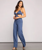 Level Up Cutout Knit Jumpsuit