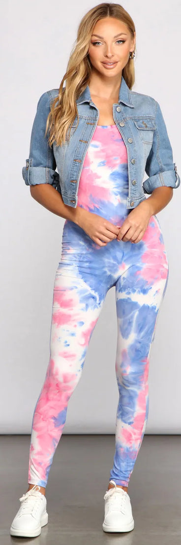 Bold Moves Tie-Dye Catsuit