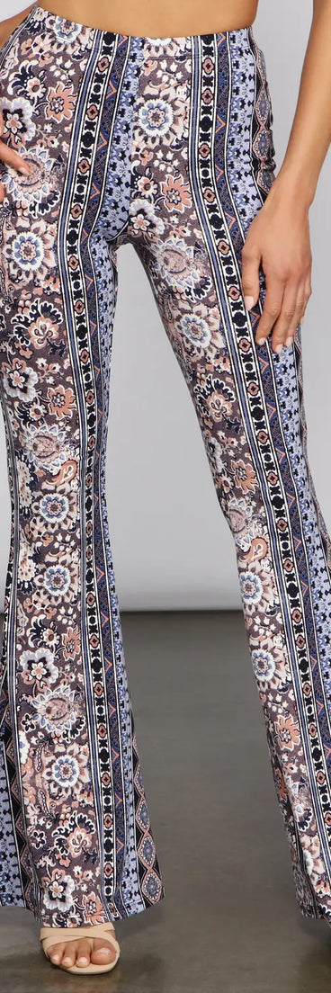 Dreamy Boho-Chic Flare Pants