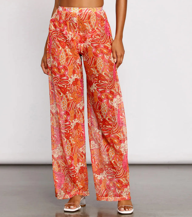 Bohemian Dreams Flared High Waist Pants