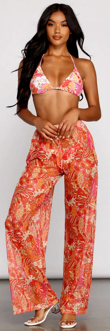 Bohemian Dreams Flared High Waist Pants