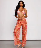Bohemian Dreams Flared High Waist Pants