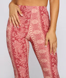Bohemian Mood Paisley Flared Pants