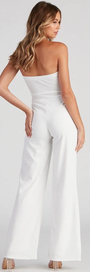 Such A Sweetheart Strapless Jumpsuit