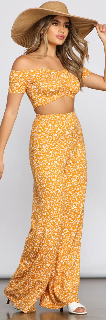 Floral Sensation High Waist Pants