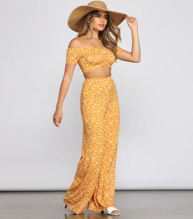 Floral Sensation High Waist Pants