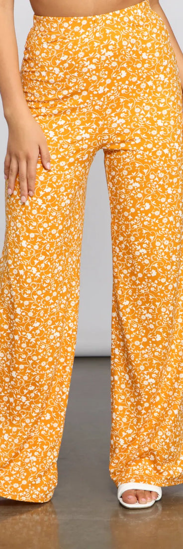 Floral Sensation High Waist Pants