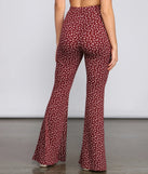 All That Flair Flared Floral Pants