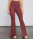 All That Flair Flared Floral Pants