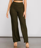 Trendy Textures High Waist Pants