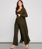 Trendy Textures High Waist Pants
