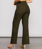 Trendy Textures High Waist Pants