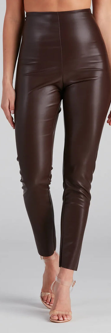 The One You Want Faux Leather Leggings