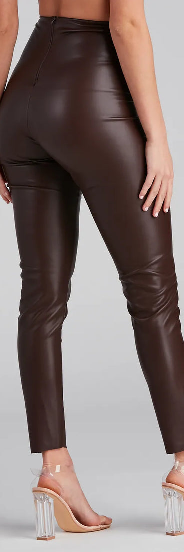 The One You Want Faux Leather Leggings